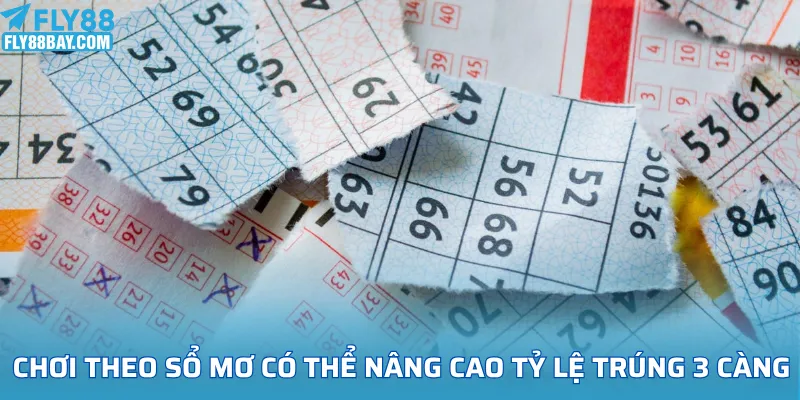 Chơi theo sổ mơ có thể nâng cao tỷ lệ trúng 3 càng